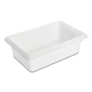 Rubbermaid Commercial Food/Tote Boxes, 3.5gal, 18w x 12d x 6h, White FG350900WHT